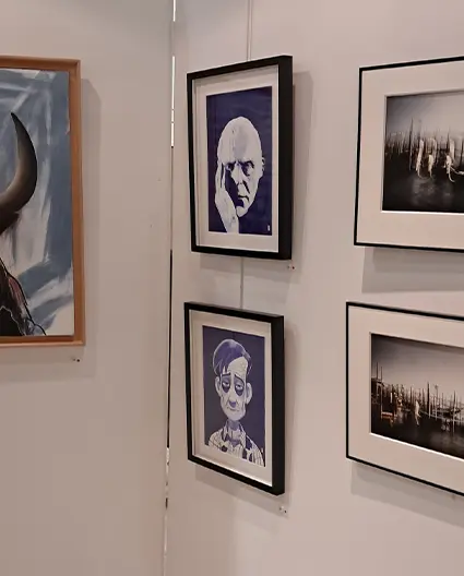 Exposition à la Galerie La Graineterie de Houilles - Dessins au Bic