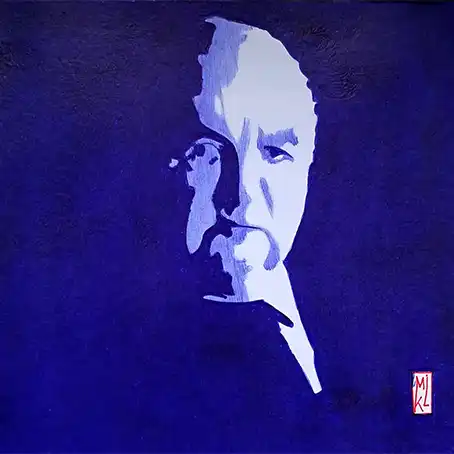 Bernard Blier - Portrait au stylo Bic