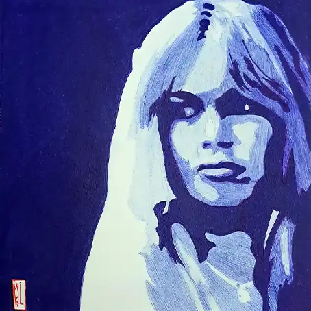 Brigitte Bardot - Portrait au stylo Bic
