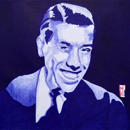 Fernandel - Portrait au stylo Bic