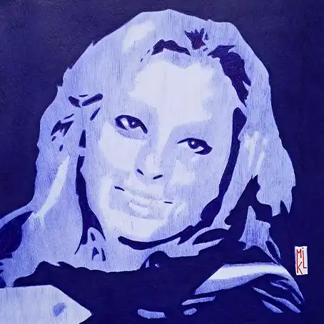 Véronique Sanson - Portrait au stylo Bic